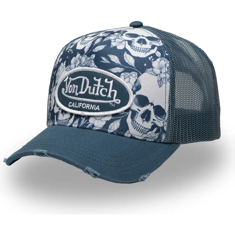 trucker-cap-blau-print02-von-von-dutch trucker-cap-blau-print02-von-von-dutch