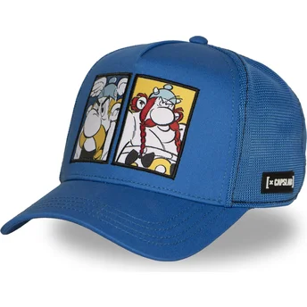 Casquette trucker bleue Astérix et Obélix AST3 VERB Astérix le Gaulois Capslab