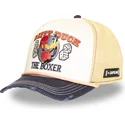 casquette-trucker-beige-et-bleue-marine-daffy-duck-loo13-pcsmcbb-looney-tunes-capslab