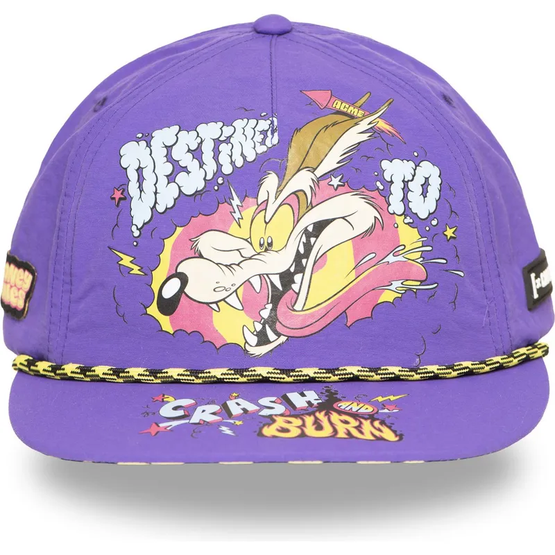 violette-flatcap-snapback-coyote-loo13-dtcb-looney-tunes-von-capslab