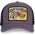 casquette-trucker-violette-tom-et-jerry-taj8-besb-looney-tunes-capslab