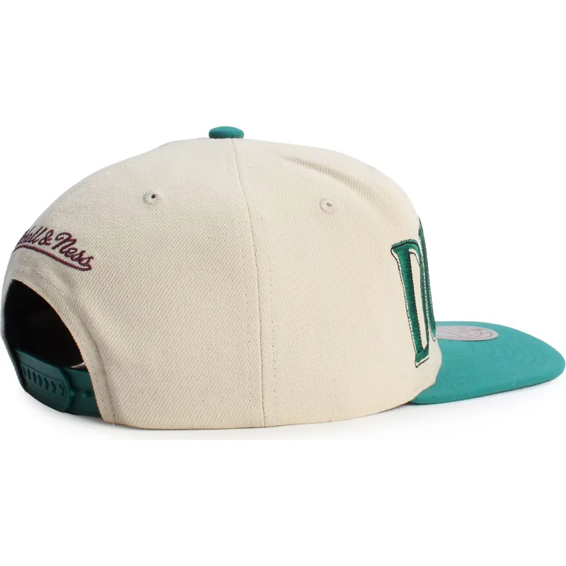casquette-plate-verte-et-beige-snapback-across-the-board-anaheim-ducks-nhl-mitchell-ness