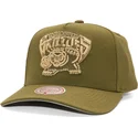 grune-gebogene-snapback-kappe-fashion-basic-pro-der-vancouver-grizzlies-nba-von-mitchell-ness
