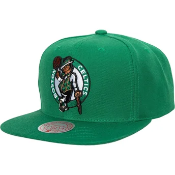 Mützen flach grün snapback Team Ground 2.0 der Boston Celtics NBA von Mitchell & Ness