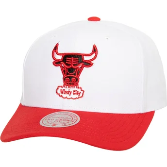 Mützen gebogen rot snapback Team 2 Tone 2.0 Pro der Chicago Bulls NBA von Mitchell & Ness