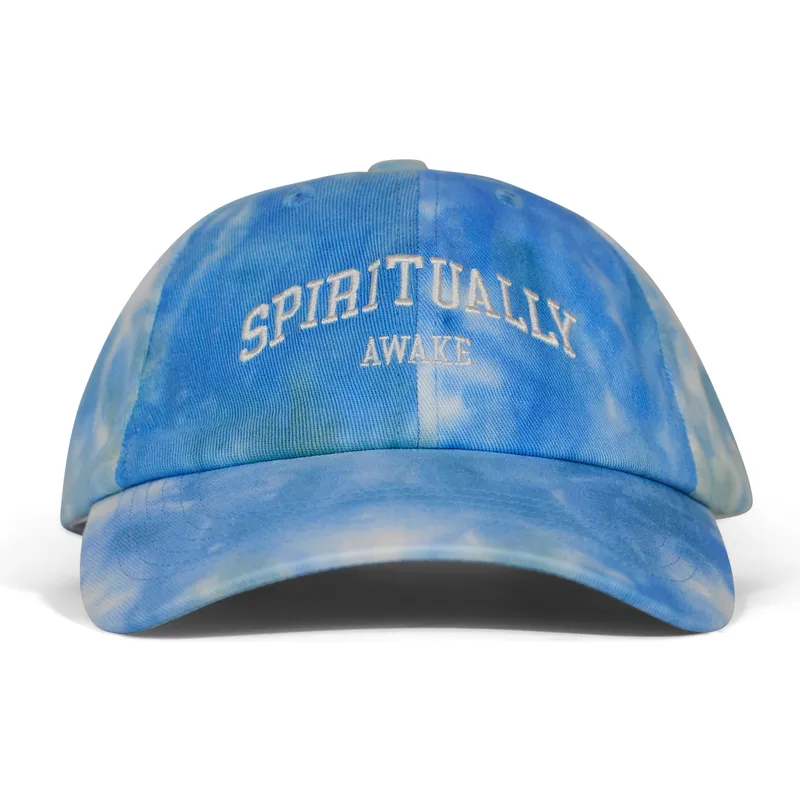 blaue-verstellbare-curved-cap-spiritually-awake-batik-von-pica-pica blaue-verstellbare-curved-cap-spiritually-awake-batik-von-pica-pica