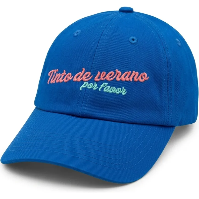 casquette-courbee-bleue-ajustable-tinto-verano-pica-pica