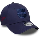 marineblaue-gebogene-snapback-kappe-fur-kinder-9forty-m-crown-graphic-von-fc-barcelona-laliga-von-new-era