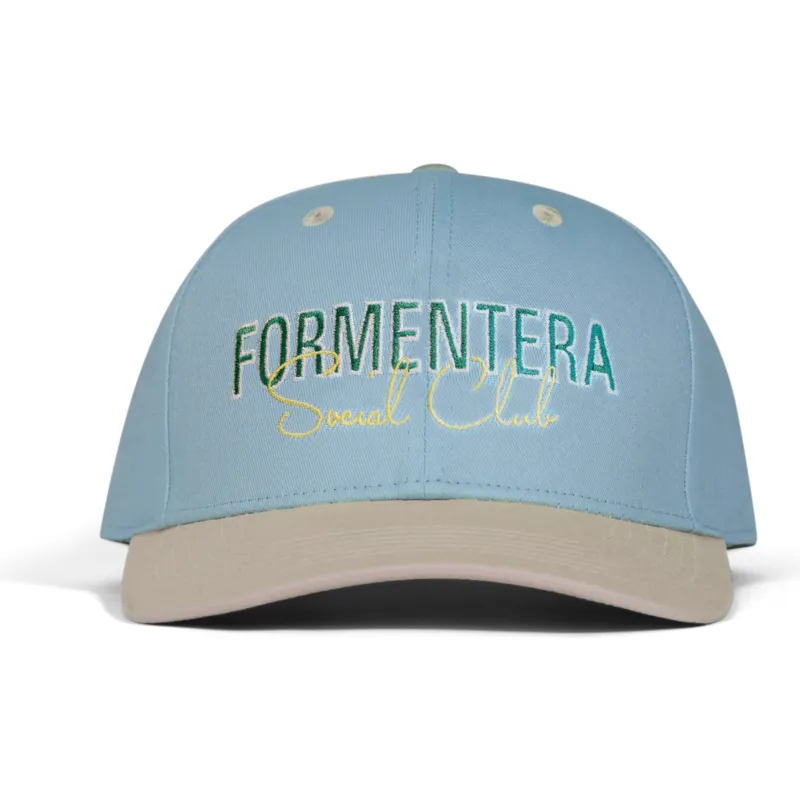 blaue-und-beige-gebogene-snapback-kappe-formentera-social-club-von-pica-pica