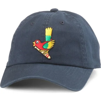 Casquette courbée bleue marine ajustable Ballpark Fukuoka Daiei Hawks American Needle