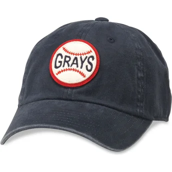 Mützen gebogen schwarz verstellbares band Archive der Homestead Grays MLB von American Needle