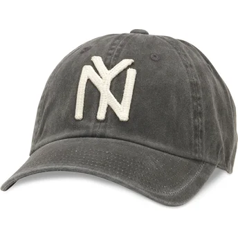 Casquette courbée noire ajustable Archive New York Black Yankees MLB American Needle