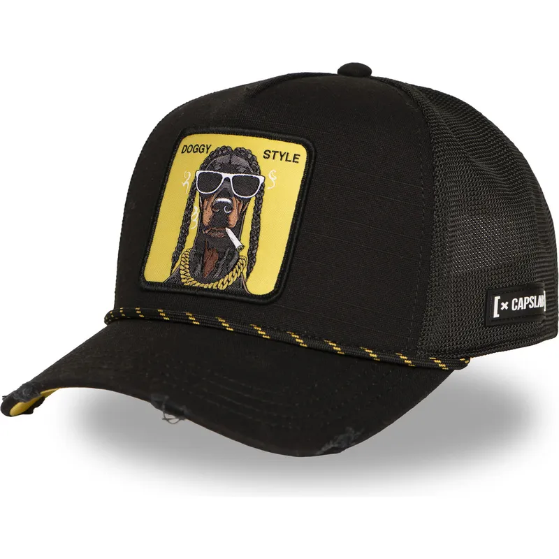 trucker-cap-schwarz-doggy-style-hip-doggyb-von-capslab trucker-cap-schwarz-doggy-style-hip-doggyb-von-capslab