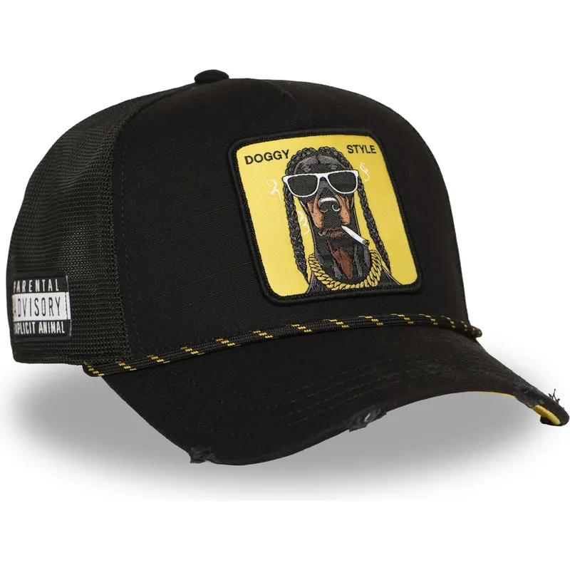 trucker-cap-schwarz-doggy-style-hip-doggyb-von-capslab trucker-cap-schwarz-doggy-style-hip-doggyb-von-capslab