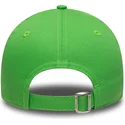 grune-gebogene-verstellbare-kappe-fur-kinder-9forty-essential-von-new-york-yankees-mlb-von-new-era