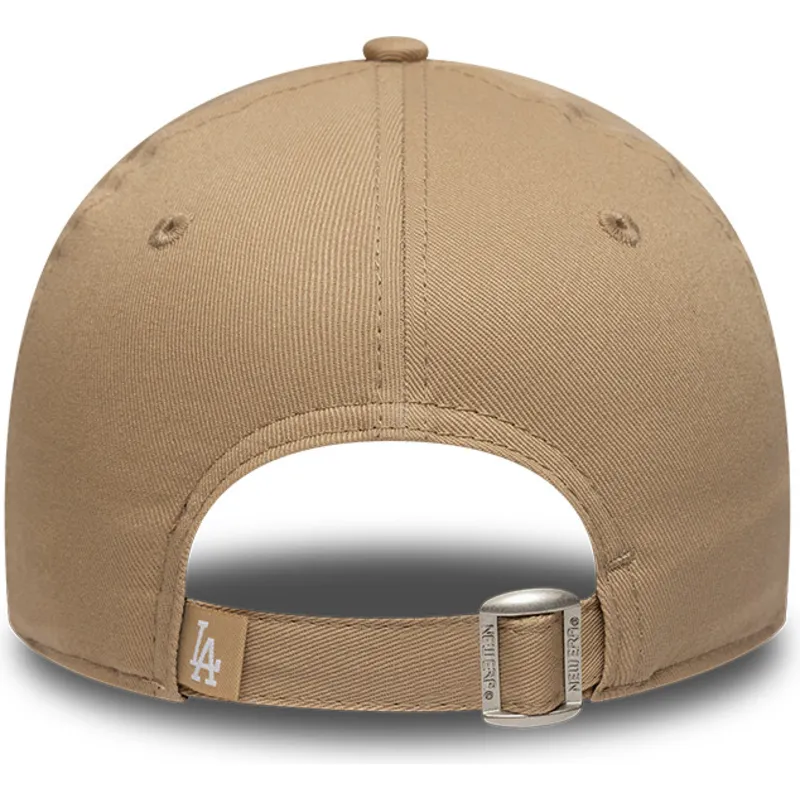 casquette-courbee-beige-ajustable-pour-enfant-9forty-icon-los-angeles-dodgers-mlb-new-era