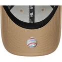 casquette-courbee-beige-ajustable-pour-enfant-9forty-icon-los-angeles-dodgers-mlb-new-era