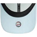 casquette-courbee-bleue-ajustable-9twenty-seersucker-los-angeles-dodgers-mlb-new-era