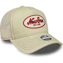 beige-trucker-cap-fur-damen-9forty-m-crown-a-frame-von-new-era