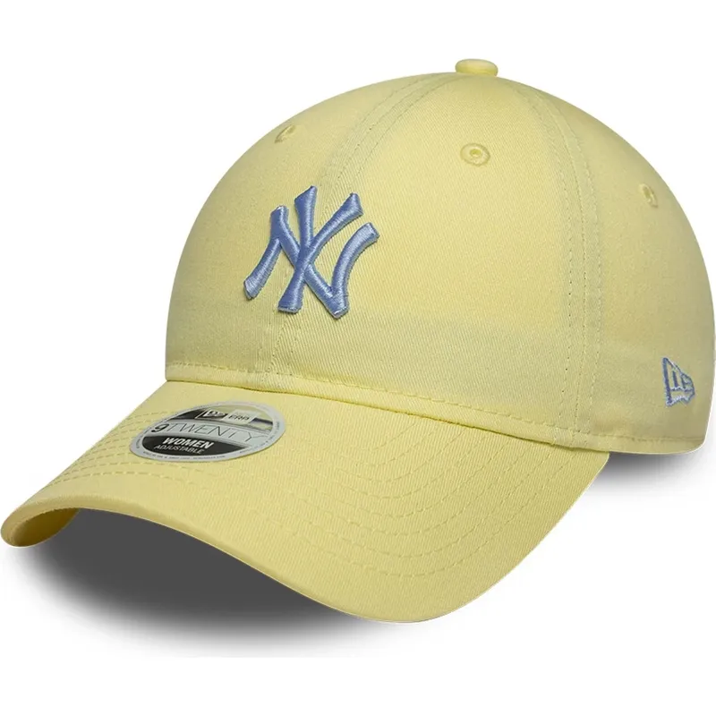 gelbe-gebogene-verstellbare-damenkappe-9twenty-league-essential-midi-der-new-york-yankees-mlb-von-new-era gelbe-gebogene-verstellbare-damenkappe-9twenty-league-essential-midi-der-new-york-yankees-mlb-von-new-era