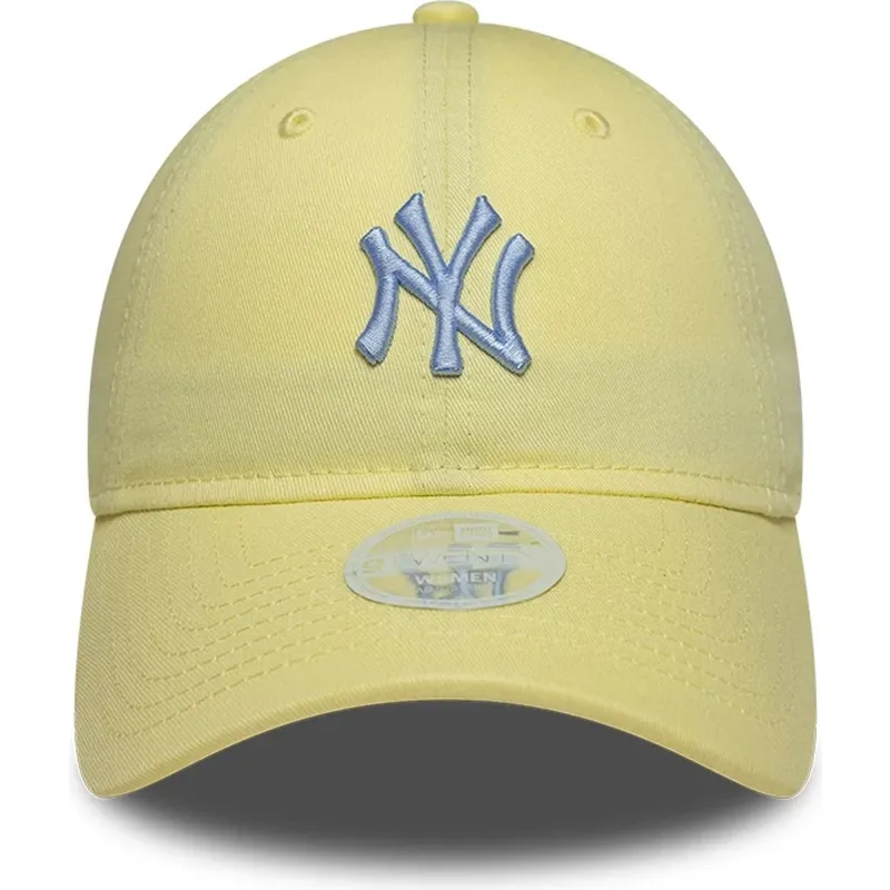 gelbe-gebogene-verstellbare-damenkappe-9twenty-league-essential-midi-der-new-york-yankees-mlb-von-new-era gelbe-gebogene-verstellbare-damenkappe-9twenty-league-essential-midi-der-new-york-yankees-mlb-von-new-era