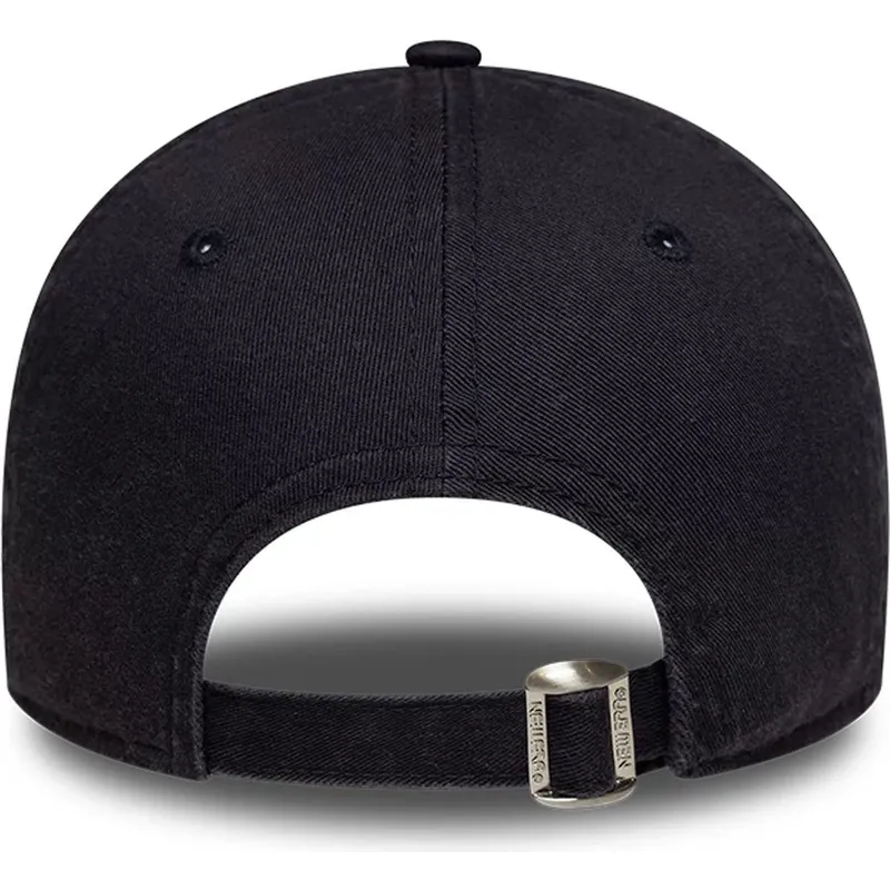 marineblaue-gebogene-verstellbare-damenkappe-9twenty-aspire-to-retire-slogan-von-new-era