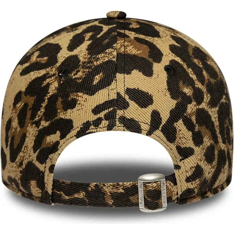 casquette-courbee-leopard-ajustable-avec-logo-noir-pour-femme-9twenty-lionpard-new-york-yankees-mlb-new-era