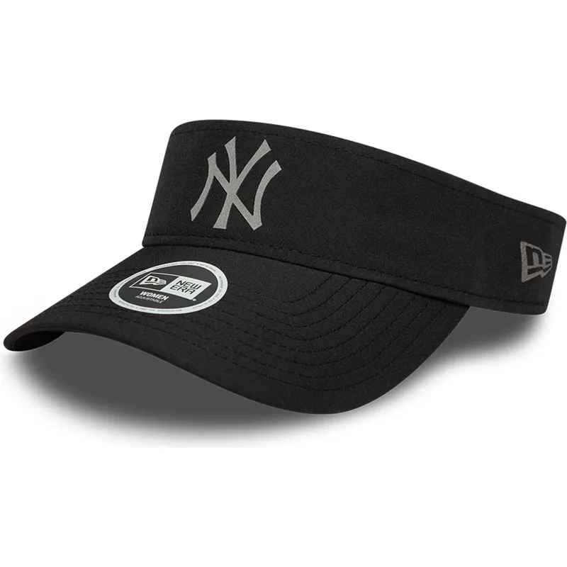 visiere-courbee-noire-ajustee-pour-femme-sport-new-york-yankees-mlb-new-era