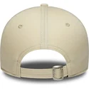 beige-verstellbare-curved-cap-fur-damen-9forty-floral-icon-side-der-new-york-yankees-mlb-von-new-era