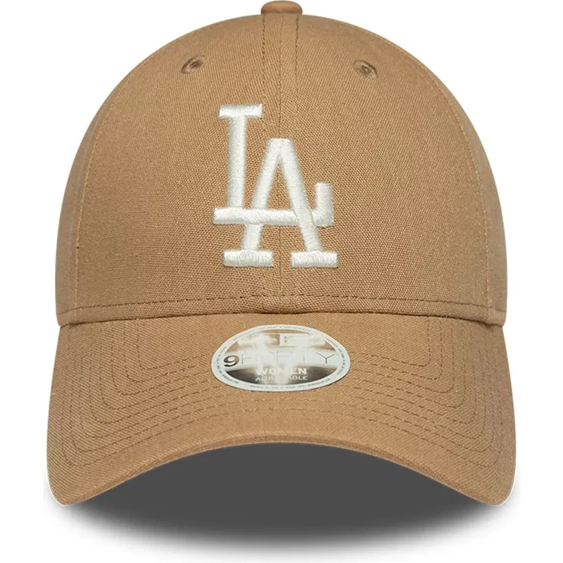 braune-gebogene-verstellbare-damenkappe-9forty-linen-der-los-angeles-dodgers-mlb-von-new-era braune-gebogene-verstellbare-damenkappe-9forty-linen-der-los-angeles-dodgers-mlb-von-new-era