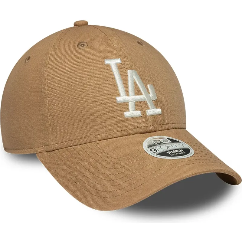 braune-gebogene-verstellbare-damenkappe-9forty-linen-der-los-angeles-dodgers-mlb-von-new-era braune-gebogene-verstellbare-damenkappe-9forty-linen-der-los-angeles-dodgers-mlb-von-new-era