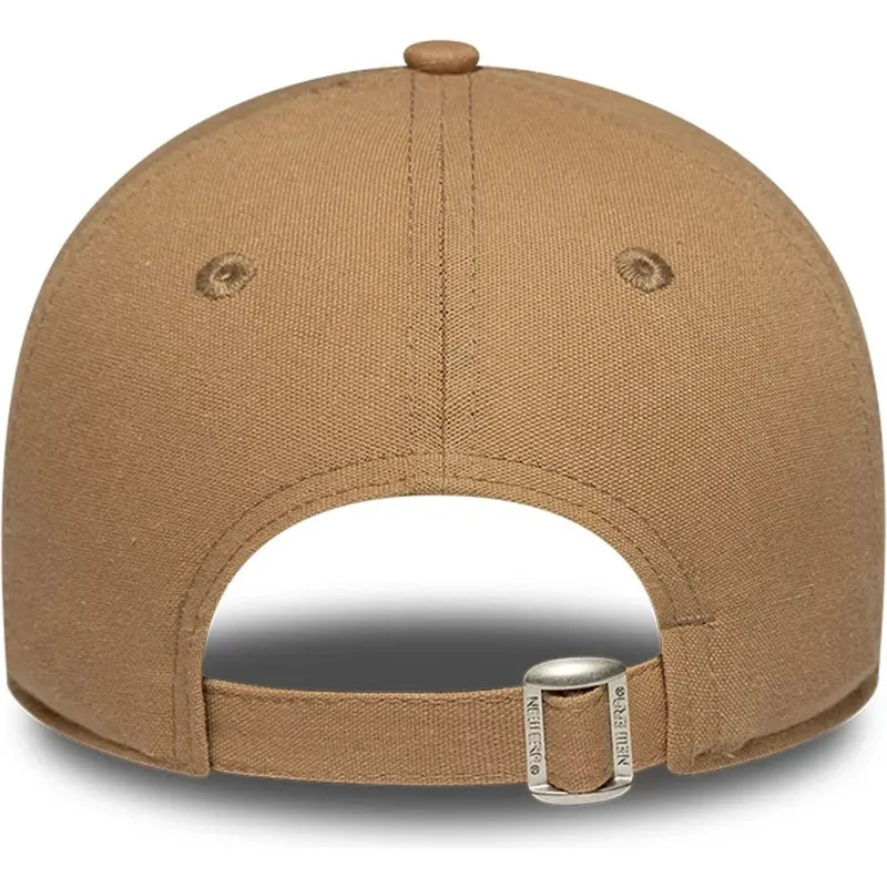 braune-gebogene-verstellbare-damenkappe-9forty-linen-der-los-angeles-dodgers-mlb-von-new-era braune-gebogene-verstellbare-damenkappe-9forty-linen-der-los-angeles-dodgers-mlb-von-new-era