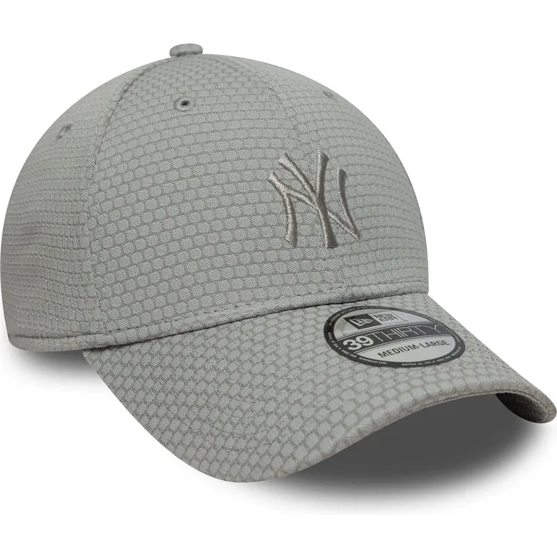 graue-gebogene-verstellbare-kappe-39thirty-stretch-mesh-der-new-york-yankees-mlb-von-new-era graue-gebogene-verstellbare-kappe-39thirty-stretch-mesh-der-new-york-yankees-mlb-von-new-era