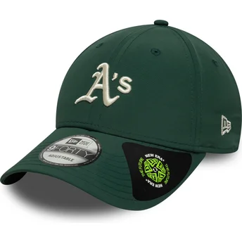 Casquette courbée verte ajustable 9FORTY Recycled Midi Oakland Athletics MLB New Era