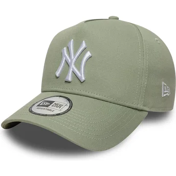 Mützen gebogen grün snapback E Frame League Essential der New York Yankees MLB von New Era