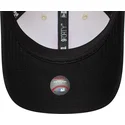 beige-und-schwarze-gebogene-snapback-kappe-9forty-m-crown-side-script-der-new-york-mets-mlb-von-new-era