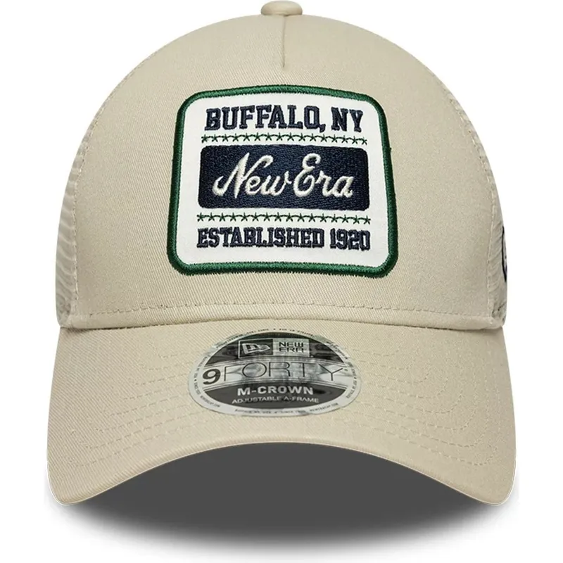 casquette-trucker-beige-9forty-m-crown-a-frame-multi-patch-new-era