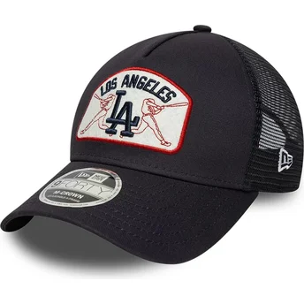 Mützen gebogen marineblau snapback 9FORTY M-Crown A Frame der Los Angeles Dodgers MLB von New Era