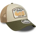 casquette-trucker-beige-et-verte-9forty-m-crown-a-frame-new-era