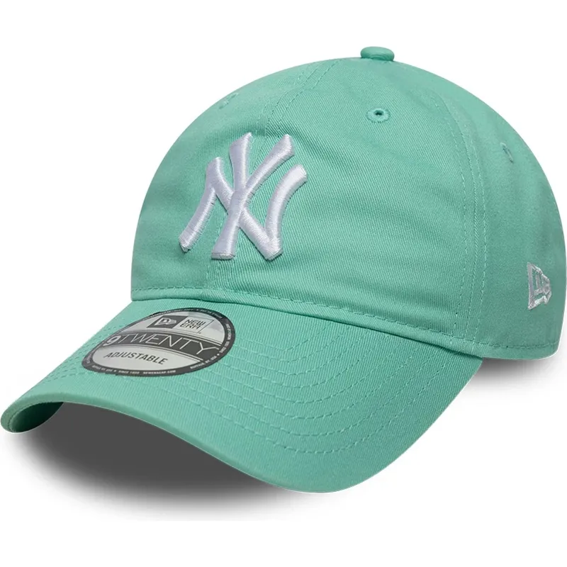 hellgrune-verstellbare-curved-cap-9twenty-league-essential-der-new-york-yankees-mlb-von-new-era hellgrune-verstellbare-curved-cap-9twenty-league-essential-der-new-york-yankees-mlb-von-new-era
