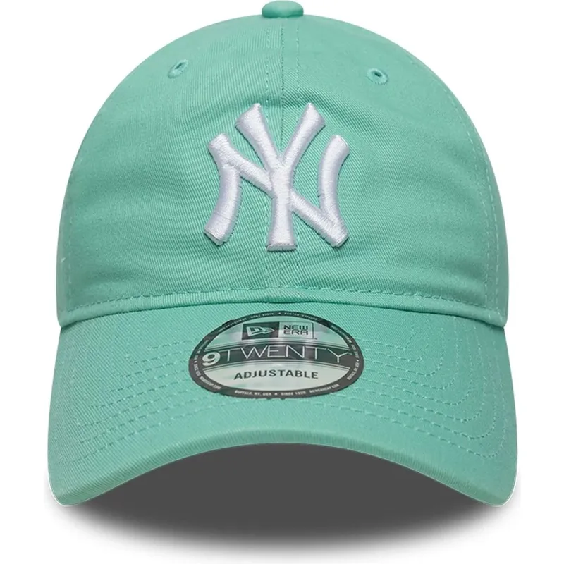 hellgrune-verstellbare-curved-cap-9twenty-league-essential-der-new-york-yankees-mlb-von-new-era hellgrune-verstellbare-curved-cap-9twenty-league-essential-der-new-york-yankees-mlb-von-new-era