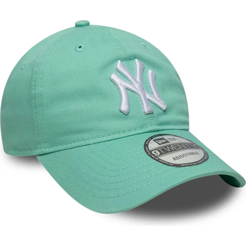 hellgrune-verstellbare-curved-cap-9twenty-league-essential-der-new-york-yankees-mlb-von-new-era hellgrune-verstellbare-curved-cap-9twenty-league-essential-der-new-york-yankees-mlb-von-new-era