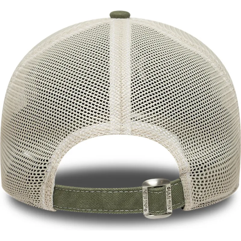 casquette-trucker-verte-ajustable-9twenty-cotton-canv-new-york-yankees-mlb-new-era