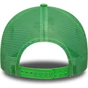 grune-und-weisse-trucker-cap-mit-grunem-logo-a-frame-league-essential-von-oakland-athletics-mlb-von-new-era