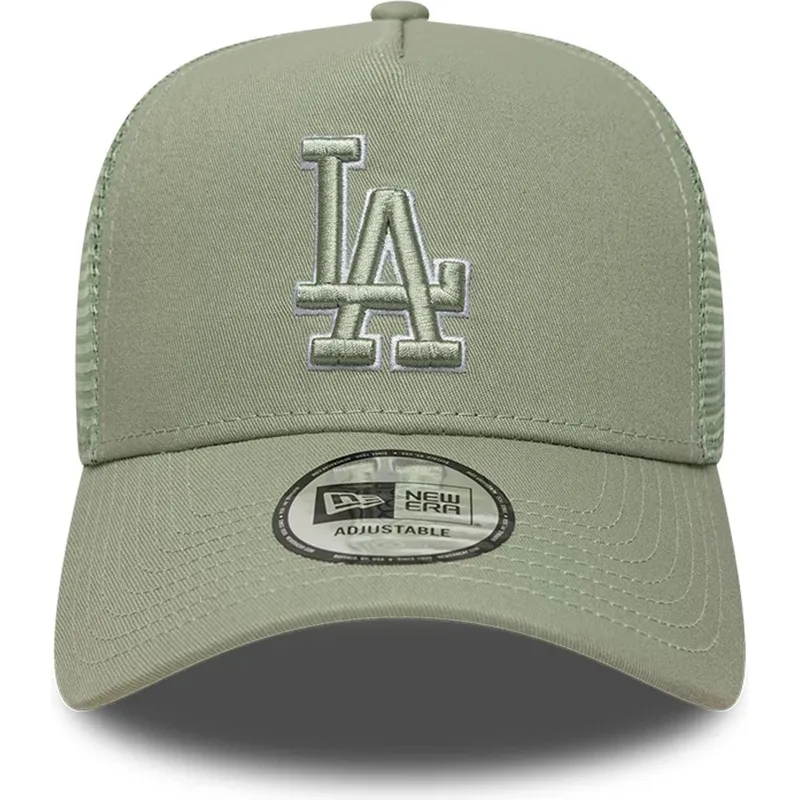 grune-trucker-kappe-mit-grunem-logo-a-frame-outline-der-los-angeles-dodgers-mlb-von-new-era grune-trucker-kappe-mit-grunem-logo-a-frame-outline-der-los-angeles-dodgers-mlb-von-new-era