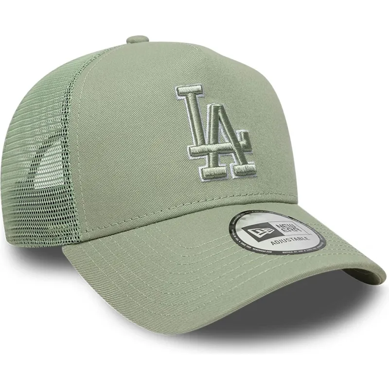 grune-trucker-kappe-mit-grunem-logo-a-frame-outline-der-los-angeles-dodgers-mlb-von-new-era grune-trucker-kappe-mit-grunem-logo-a-frame-outline-der-los-angeles-dodgers-mlb-von-new-era