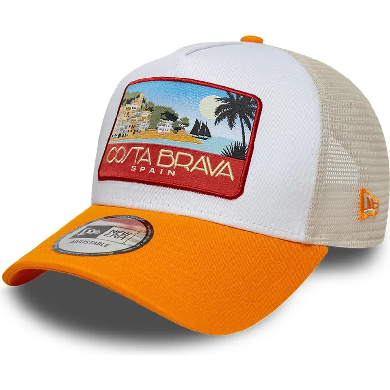 casquette-trucker-multicolore-a-frame-location-patch-costa-brava-new-era