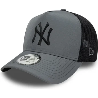 Mützen gebogen grau snapback A Frame Sport der New York Yankees MLB von New Era
