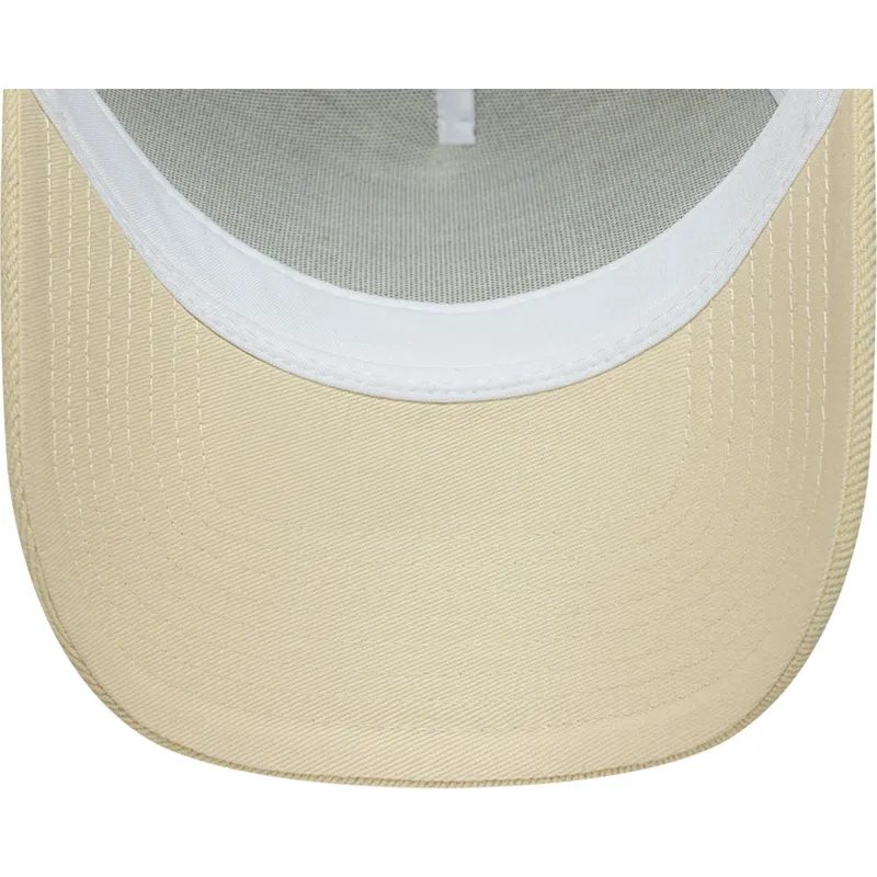 trucker-cap-beige-a-frame-denim-leather-patch-von-new-era