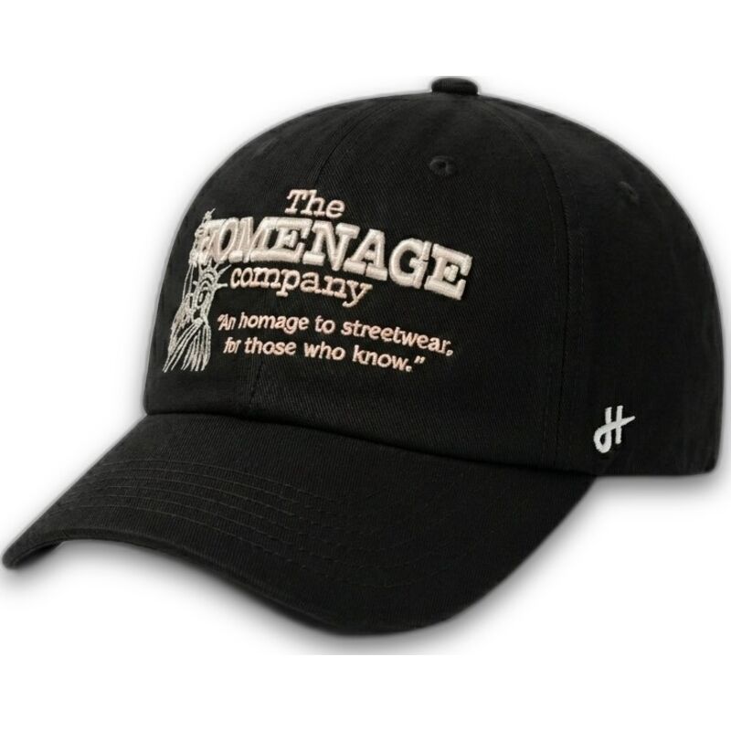 schwarze-verstellbare-curved-cap-statue-just-kids-the-90s-von-homenage schwarze-verstellbare-curved-cap-statue-just-kids-the-90s-von-homenage